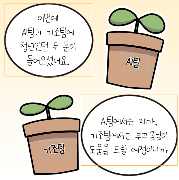 감지 완료 후 캔버스 화면
